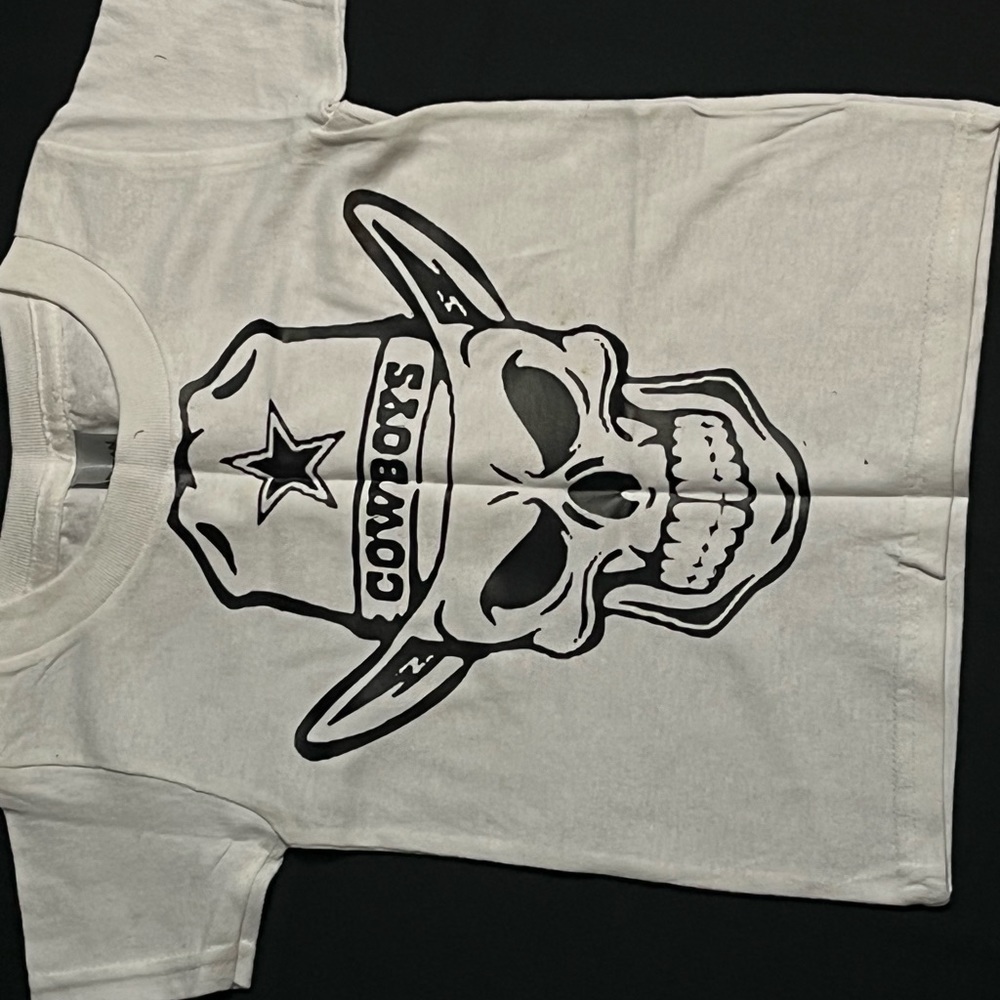 Customize white T for toddler sports